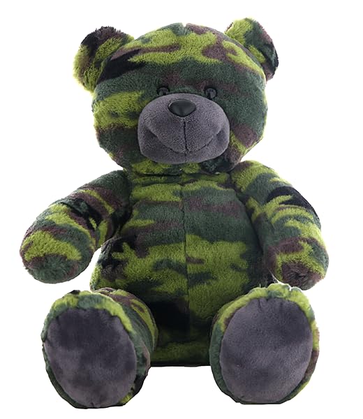 Amazon.co.jp: ぬいぐるみ G.I. 迷彩ベア 16インチ ぬいぐるみ